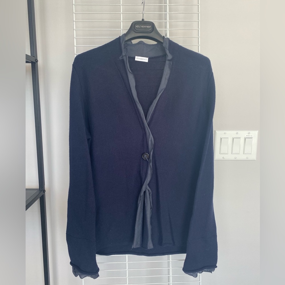 Rivamonti Navy Cardigan XL